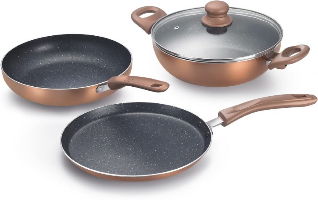 prestige induction bottom cookware set
