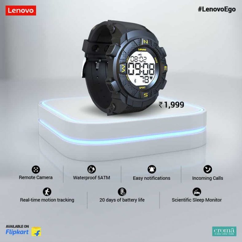 lenovo ego smartwatch flipkart