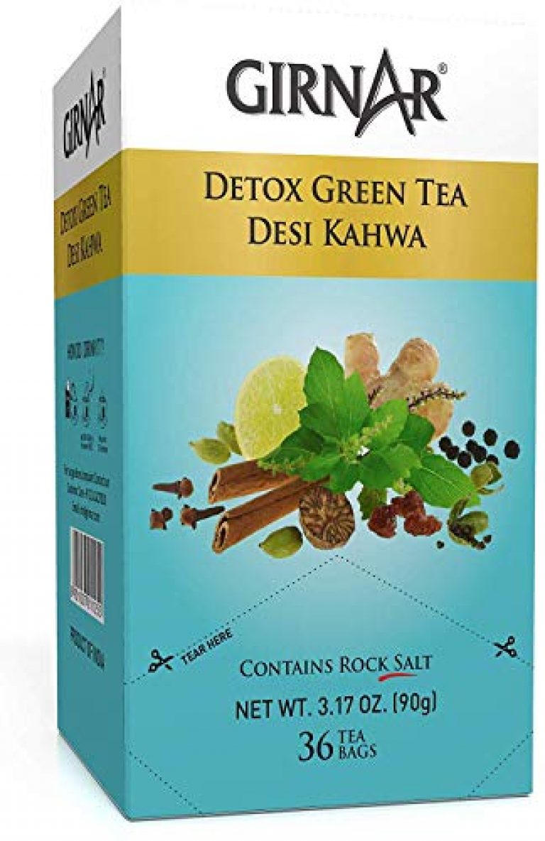 Trendy Food Girnar Green Tea Bags Desi Kahwa