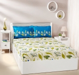 Solimo Lily Bloom 144 TC 100% Cotton Double Bedsheet