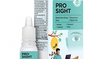 GreenCure Prosight Herbal Eye Drops with Honey, Turmeric, Triphala & Rose – Eye Care for Digital Life