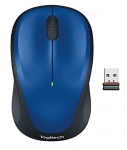 Logitech M235 Wireless Mouse (Blue, Black, Red)