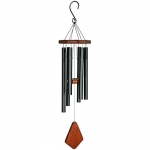 Nature’s Melody Beautiful Sound Wind Chime Aureole Tuned Aluminium Black