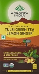 Organic India Tulsi Green Tea with Lemon Ginger – Tea Bags