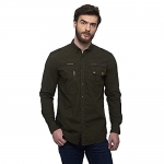Royal Enfield Airborne Camo Olive Green Shirt