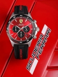 Scuderia Ferrari Analog Red Dial Men’s Watch