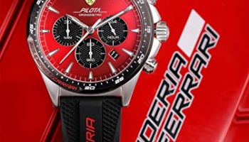 Scuderia Ferrari Analog Red Dial Men’s Watch