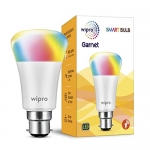 Wipro Garnet Smart Multi-Color LED Bulb (Compatible with Amazon Alexa & Google Assistant)